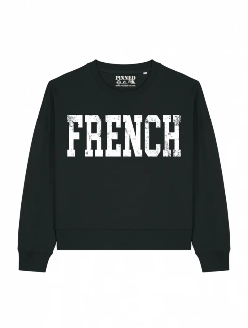 Boxy Sweater French Vintage White