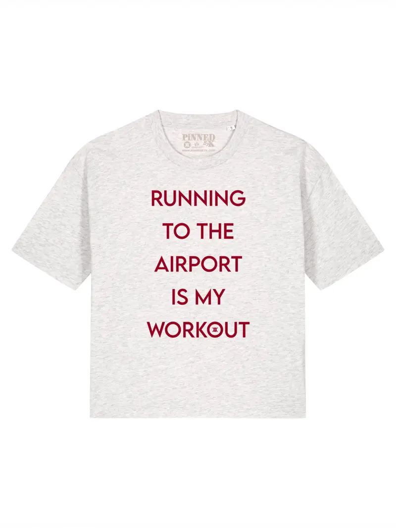 Boxy T-shirt Running To The Airport Bordeaux