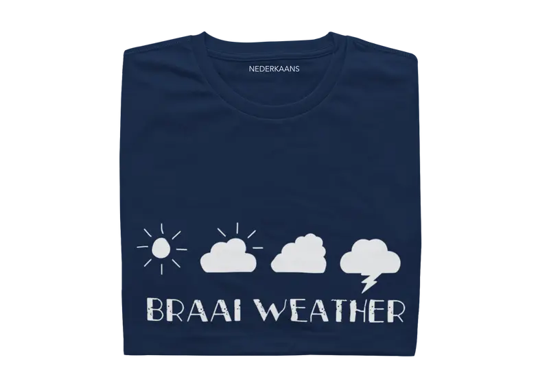 Braai Weather, South African - Mens Shirt