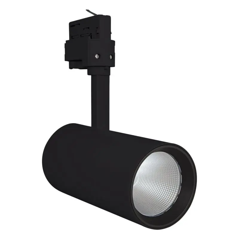 Brila - 3-phasiger LED-Schienenstrahler Ø85 mm, schwarz, 35