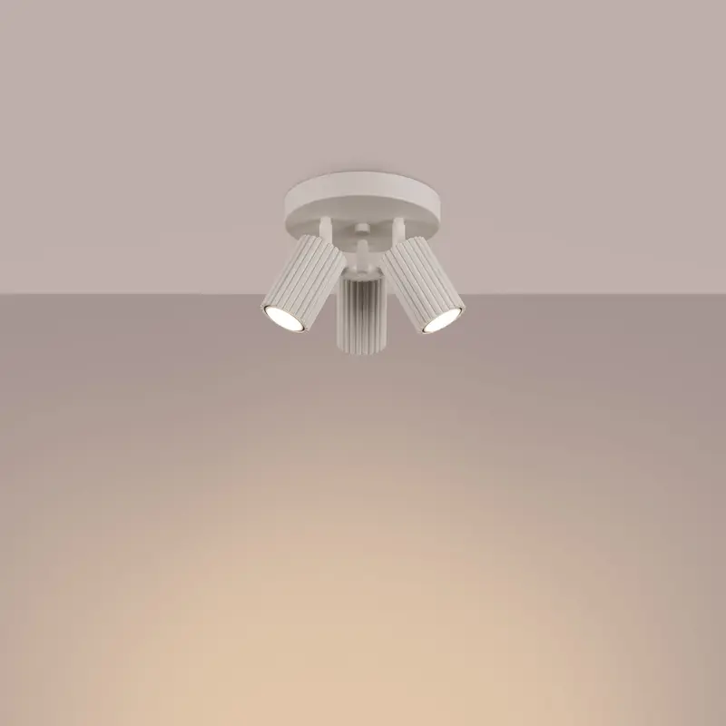 Brila - Beige 3-flammige Deckenleuchte