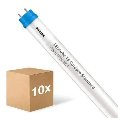 Bulbo - Vorteilspack 10x Philips LED Röhre T8 CorePro
