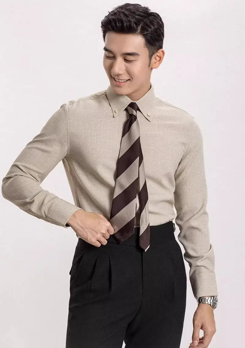 Button-Down Overhemd met Klassieke Snit – Tijdloos Heren Overhemd voor Kantoor en Casual