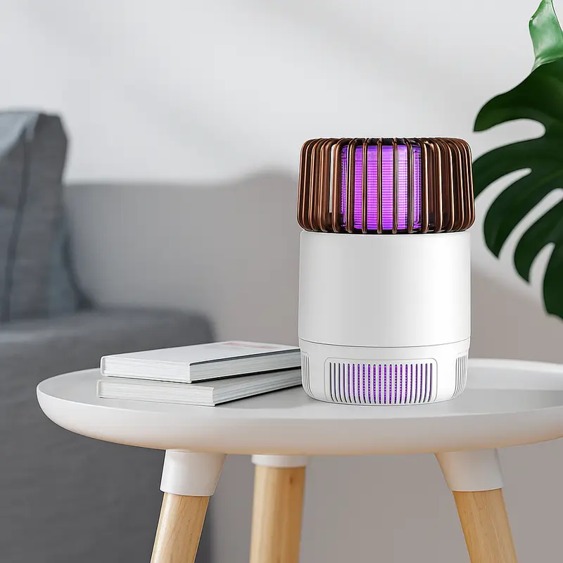 BUZZKILL - Elektrische Muggenlamp – Stil & Krachtig – Met LED-Licht en Aanzuigventilator – Voor Binnen- en Buitengebruik
