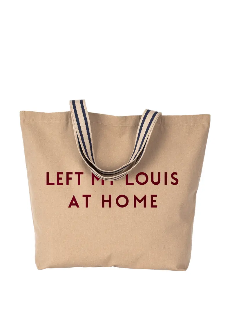 Canvas Bag Louis Bordeaux Velvet