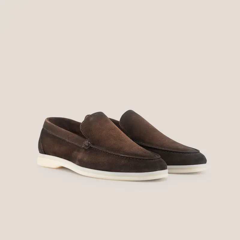 Capri - Chocolate Airbrushed Suede