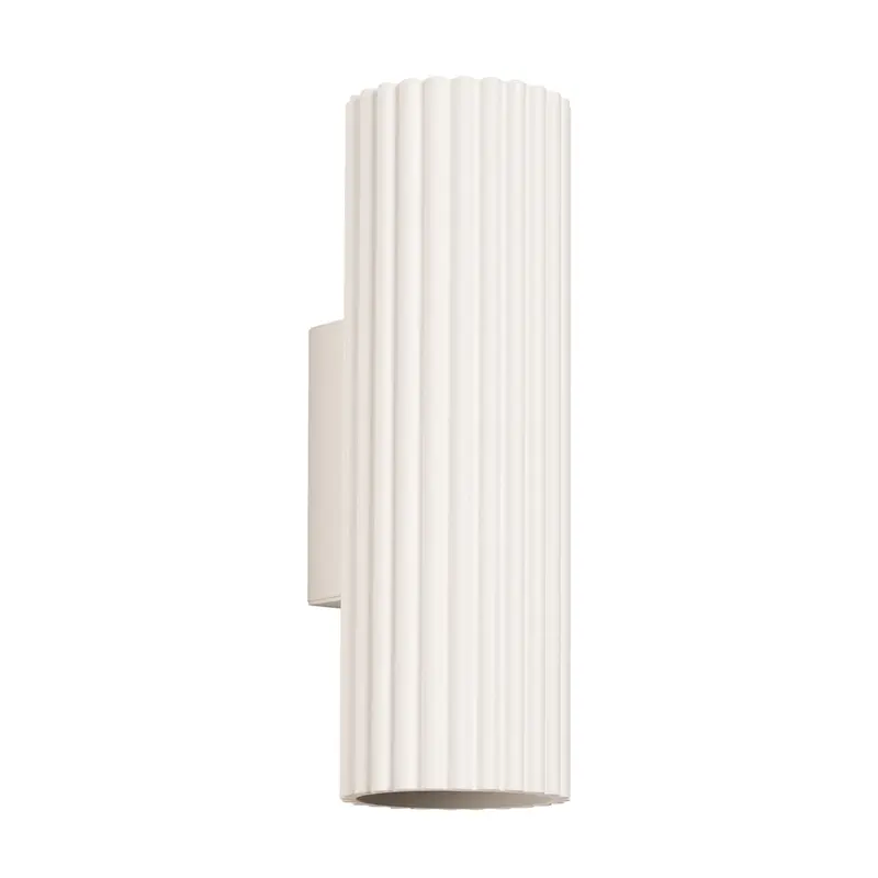 Carbon - Wandleuchte Carbon 20 aus beigefarbenem Aluminium