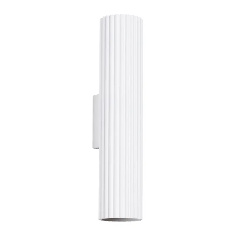Carbon - Wandleuchte Carbon 30 aus weißem Aluminium