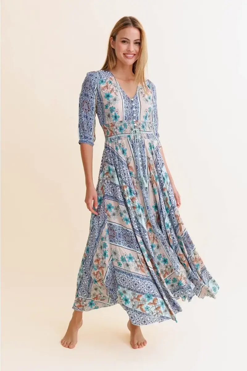 CARLISLE PRINT INDIANA MAXI DRESS