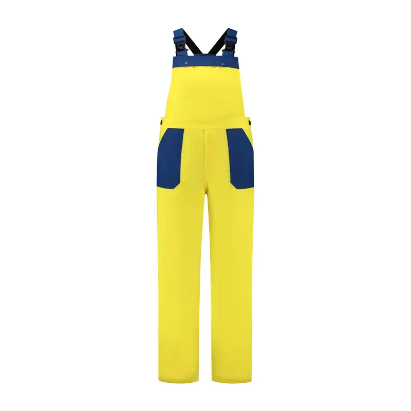 Carnaval Tuinbroek Geel Blauw