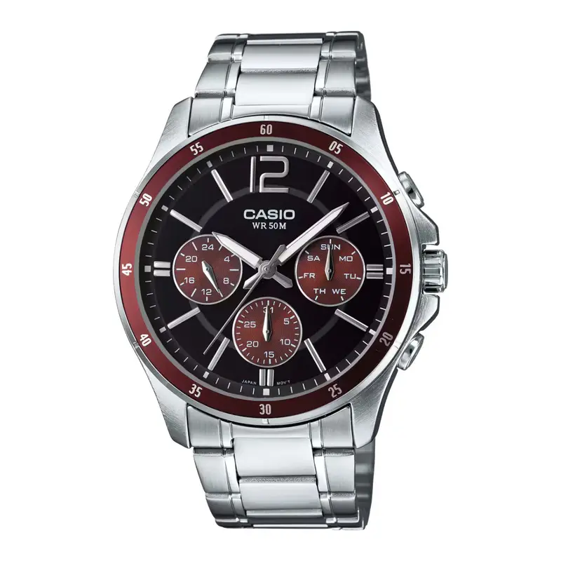 Casio MTP 1374D 5AVDF Men Watch 47mm 5ATM