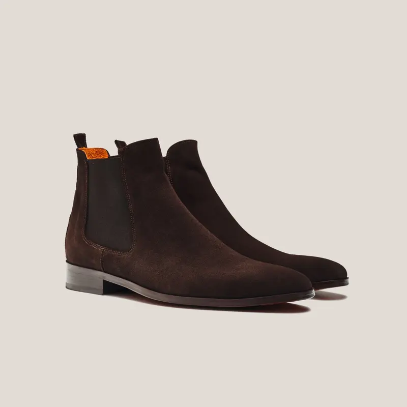 Chelsea - Dark Brown Suede