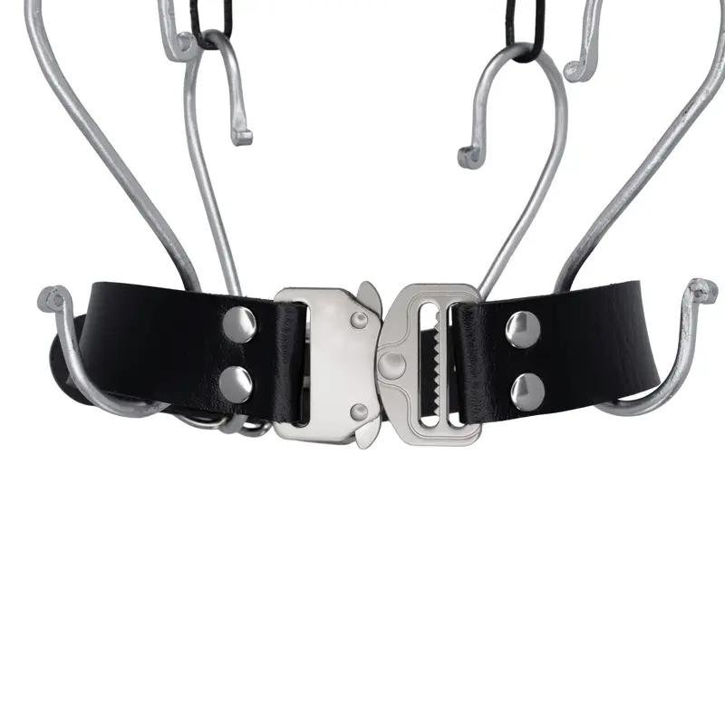Choker 'Tech' - Unisex - Zwart/zilver