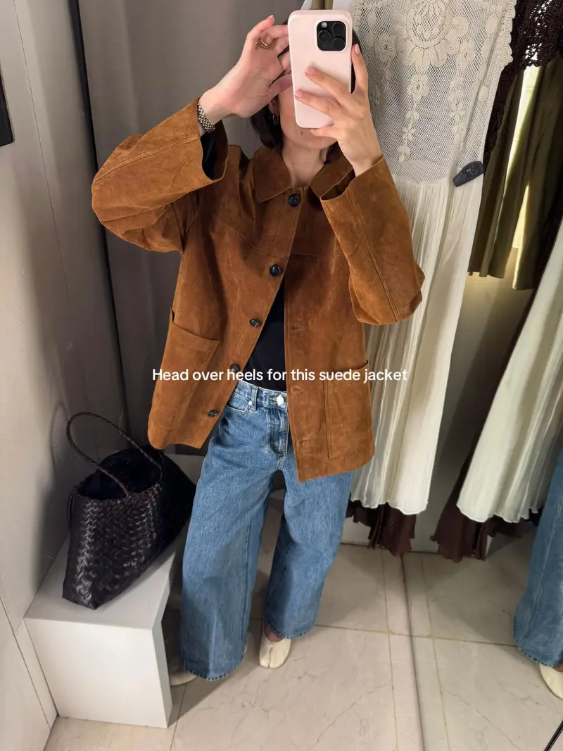 CLAIRE | Eleganter Obermantel aus Wildleder
