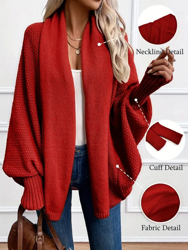 Clara | Drapierter Shawl-Collar Cardigan