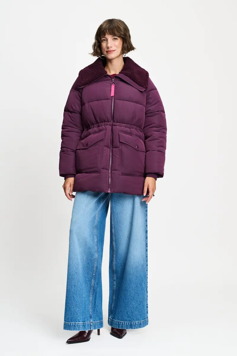 COAT - Camille Dark Plum