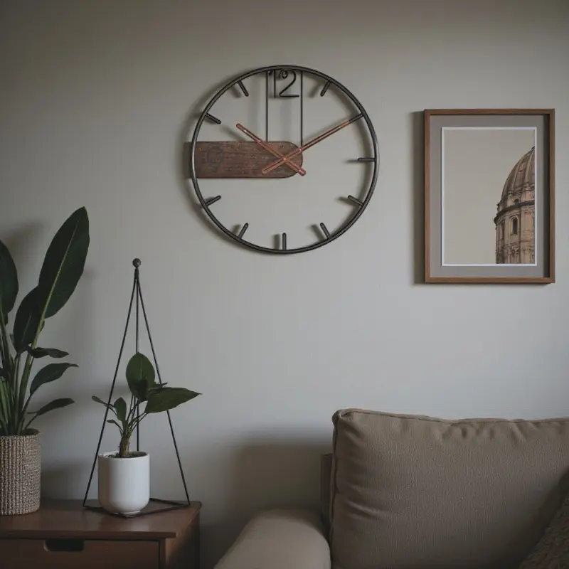 Cocia - Runde Wanduhr modern