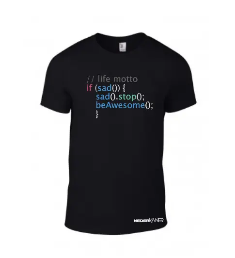 Code, Sad, Java - Mens Shirt