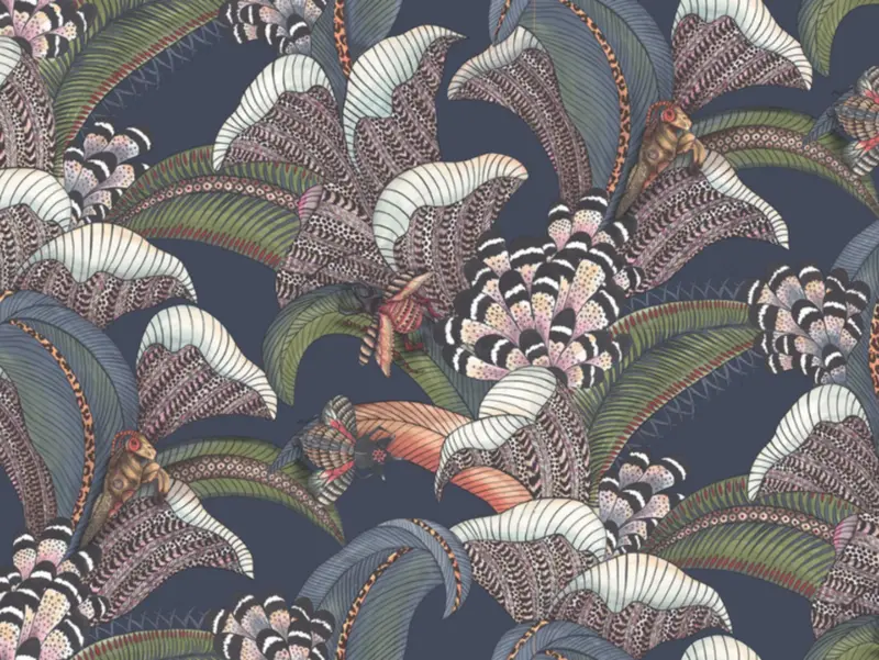 Cole and Son Hoopoe Leaves - 119/1006