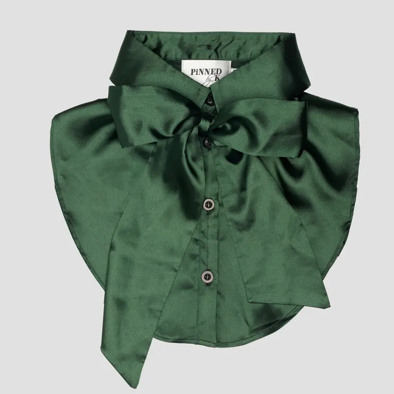 Collar Satin Bow