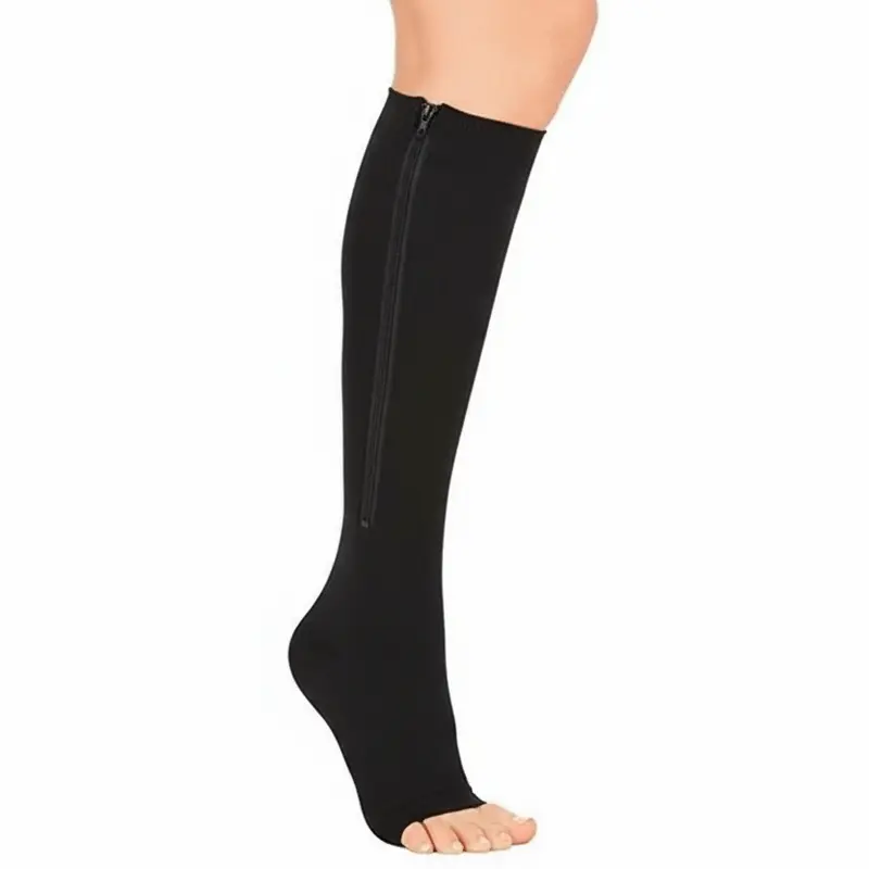 ComfortZip Compressiekousen – Met Rits, Ademend & Elastisch