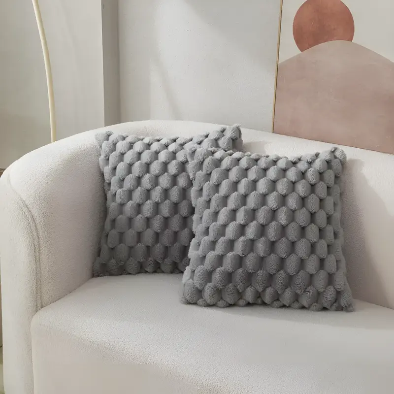 CozyWeave - Flauschiger Kissenbezug 50x50 cm extra weich