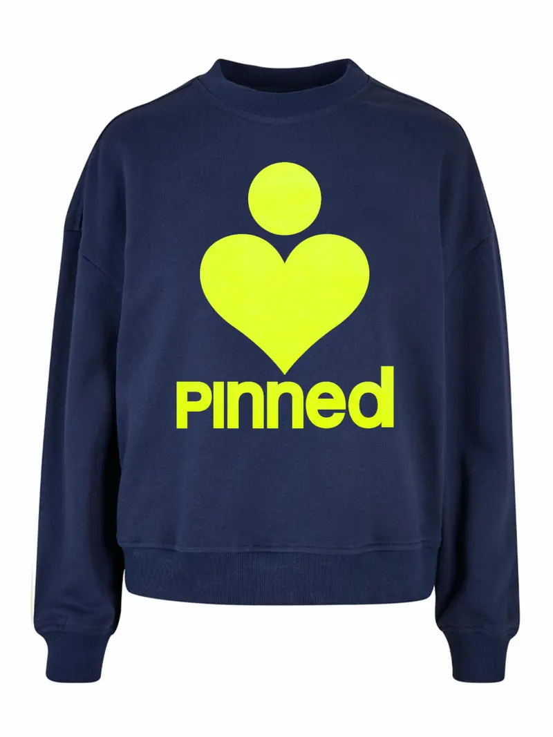 Curve Boxy Sweater PiNND Neon Yellow Velvet