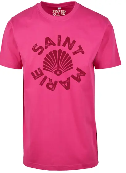 Curve T-shirt Saint Marie - Hot Pink