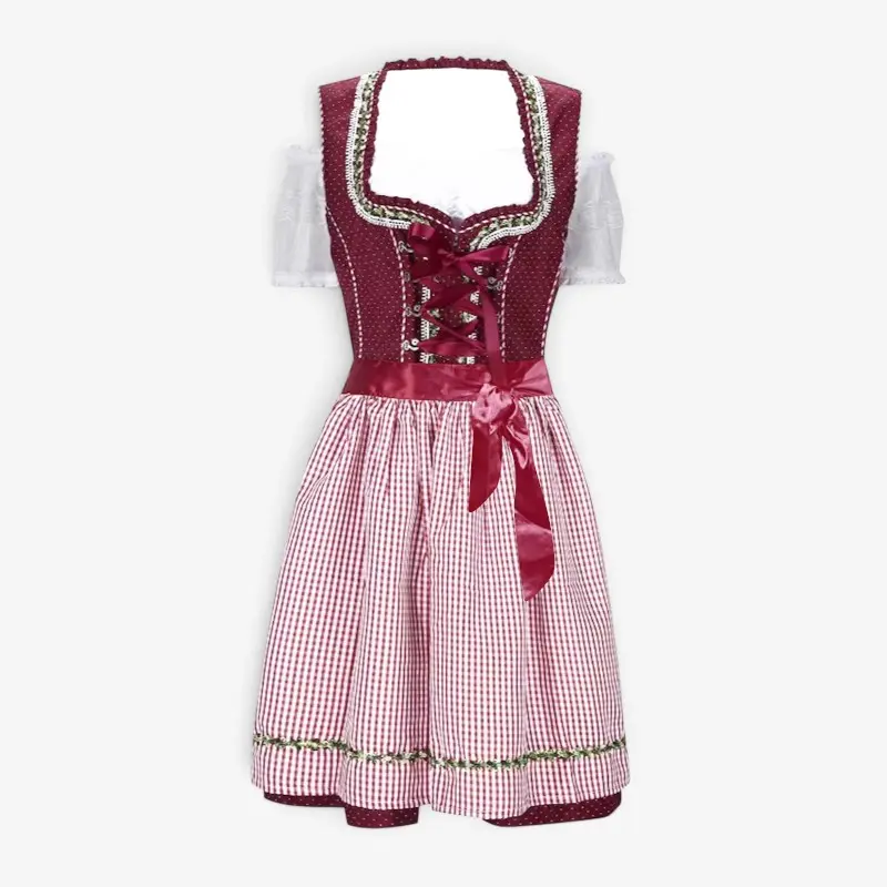 Damen-Dirndl mit besticktem Mieder