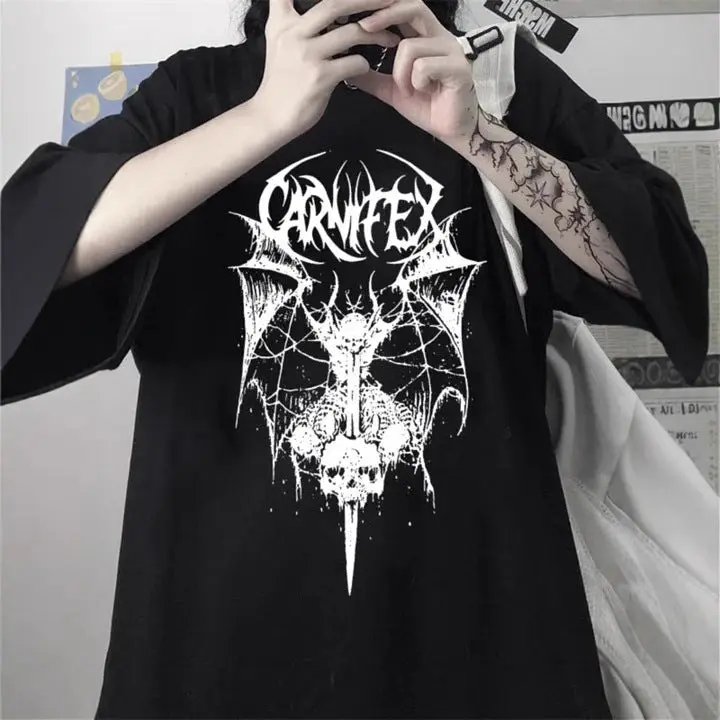 Damen Oversized T-Shirt mit dekorativem Schleifenmotiv Drune