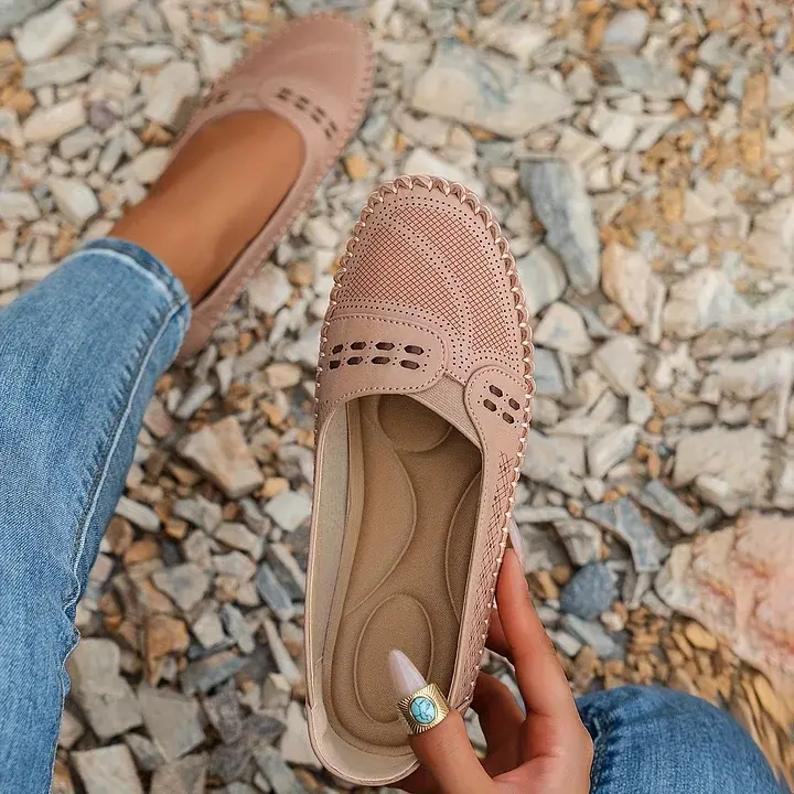 Damen Slip-On Loafer Schuhe im komfortablen Stil