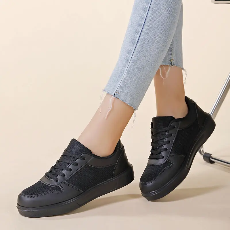 Damen Sportliche Alltagssneakers Mit Atmungsaktivem Obermaterial – Bequeme Freizeitschuhe