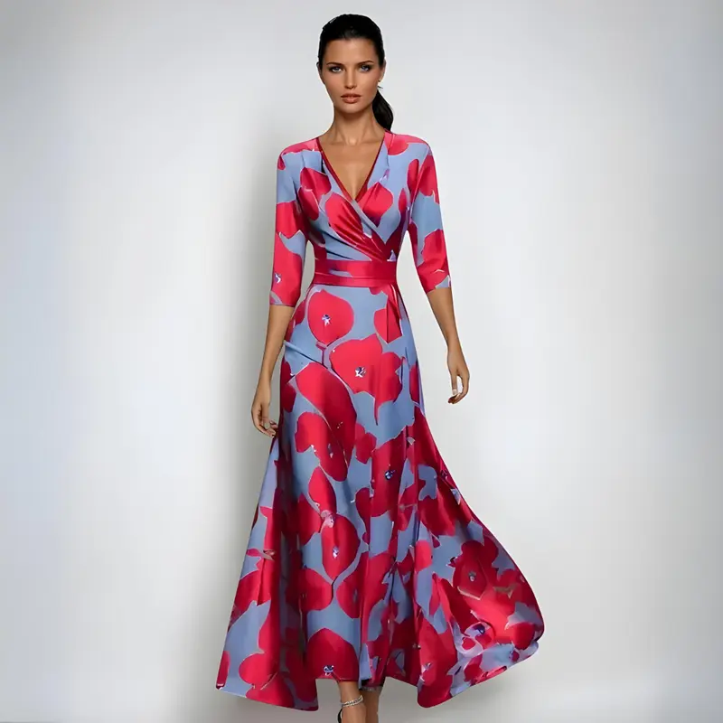 Damenkleid mit Blumenmuster