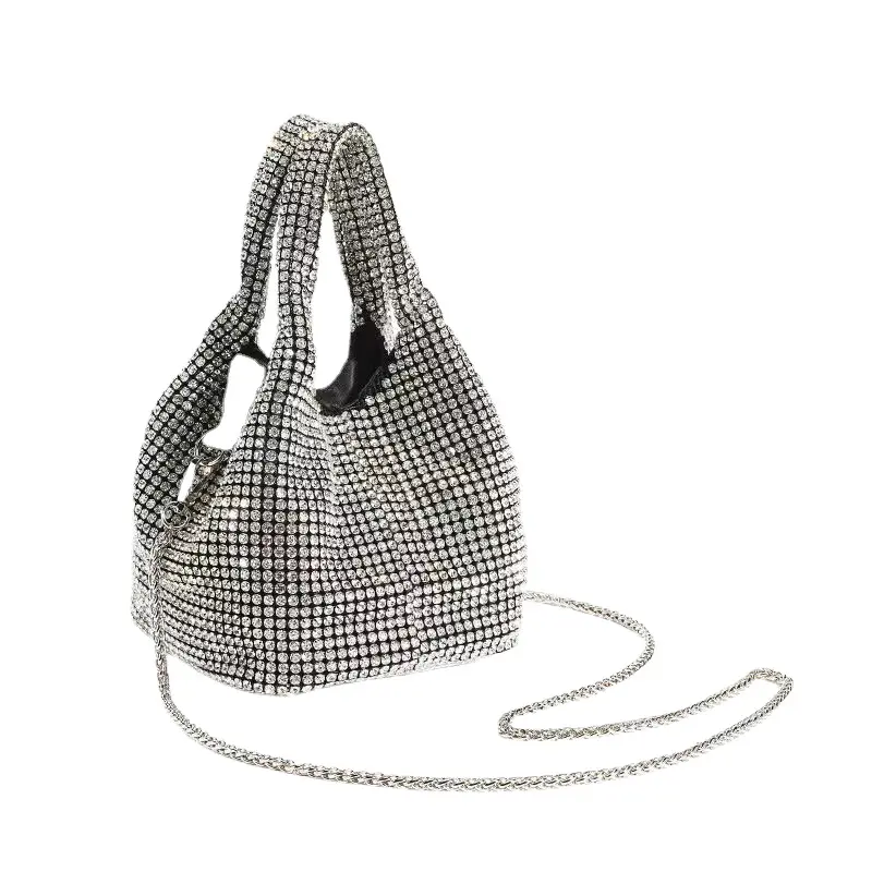 Dazzle Crystal Bucket Bag