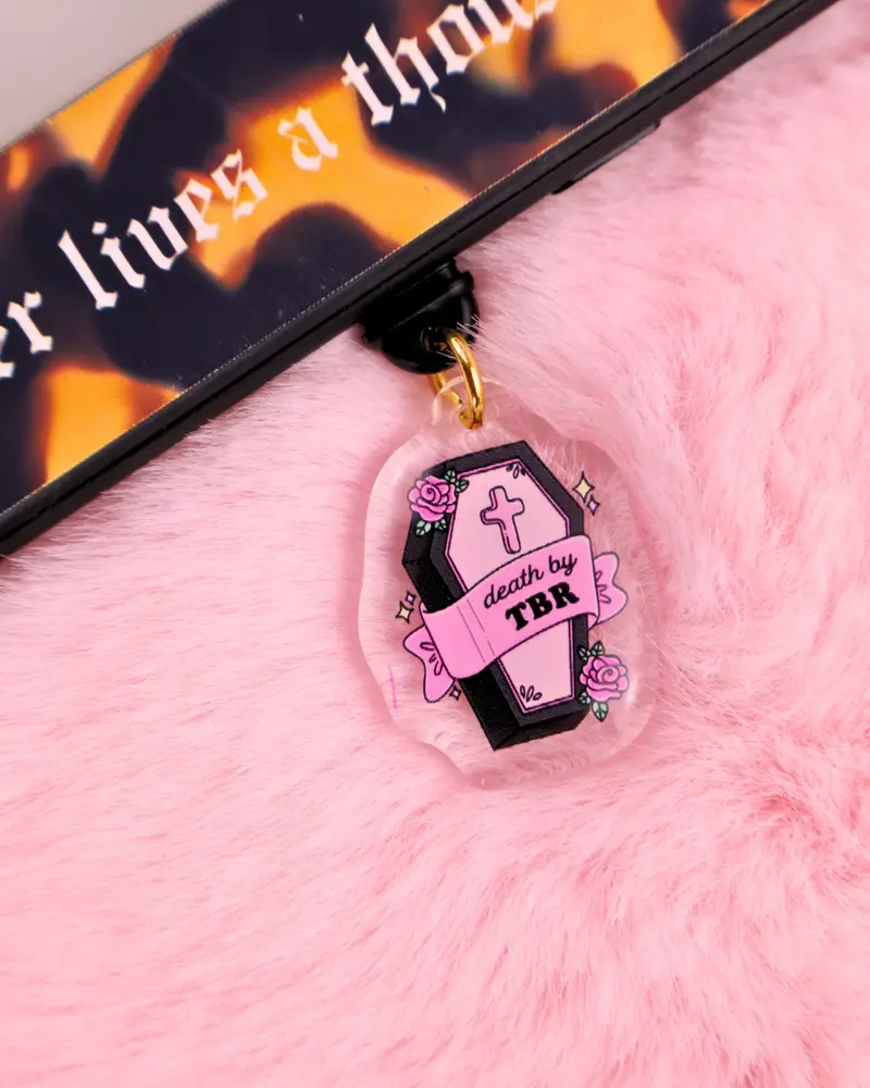 Death By TBR Charm for Kindle / Kobo USB-C