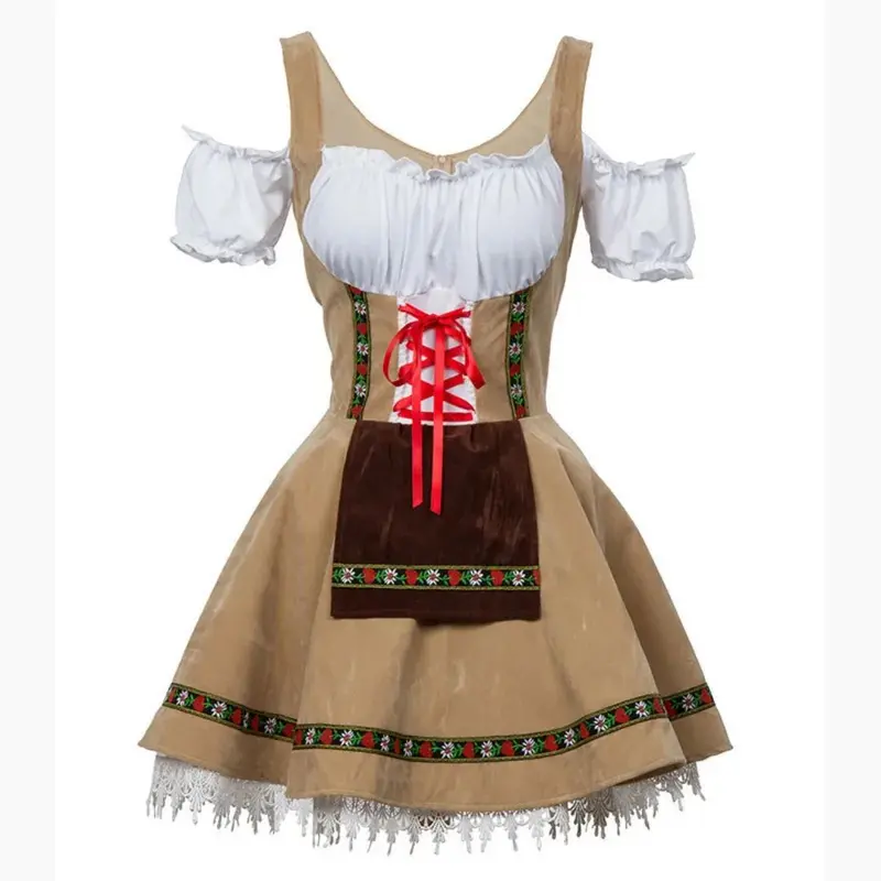 Dirndl Birgit - Traditioneel Beiers Oktoberfest Jurkje Voor Dames | Cosplay & Verkleedkostuum 2025