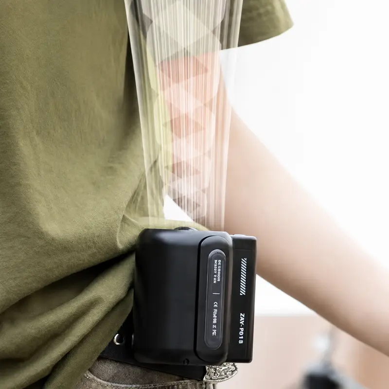 Draagbare ventilator – clip-on model met 4500mAh batterij en 3 standen