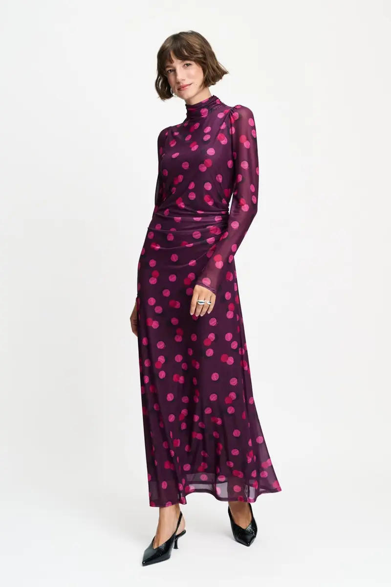 DRESS - Amber Disco Dots