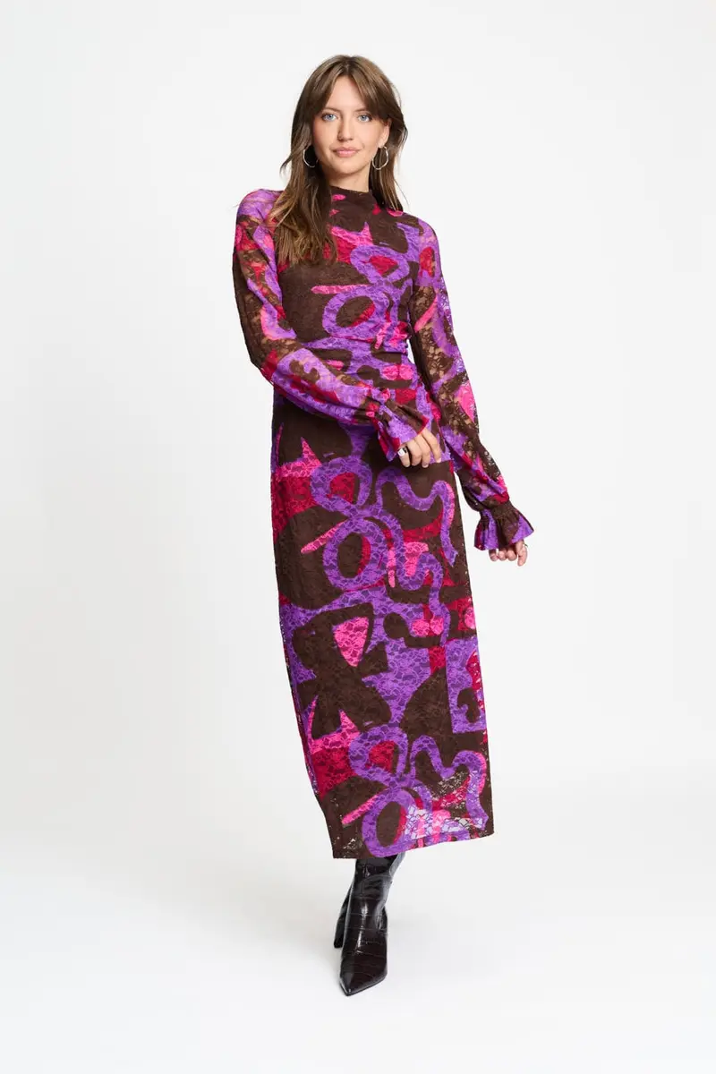 DRESS - Anna Colourful Bows