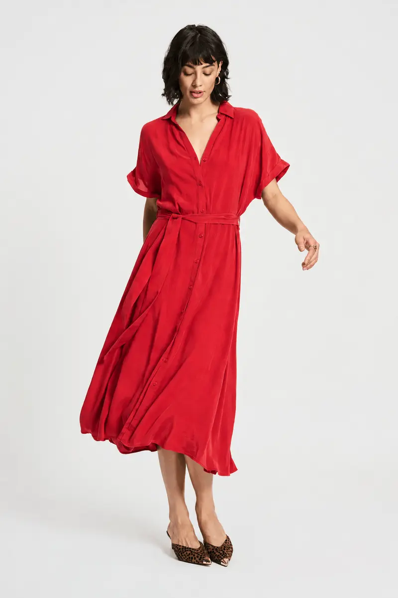 DRESS - Luna Bloom Red