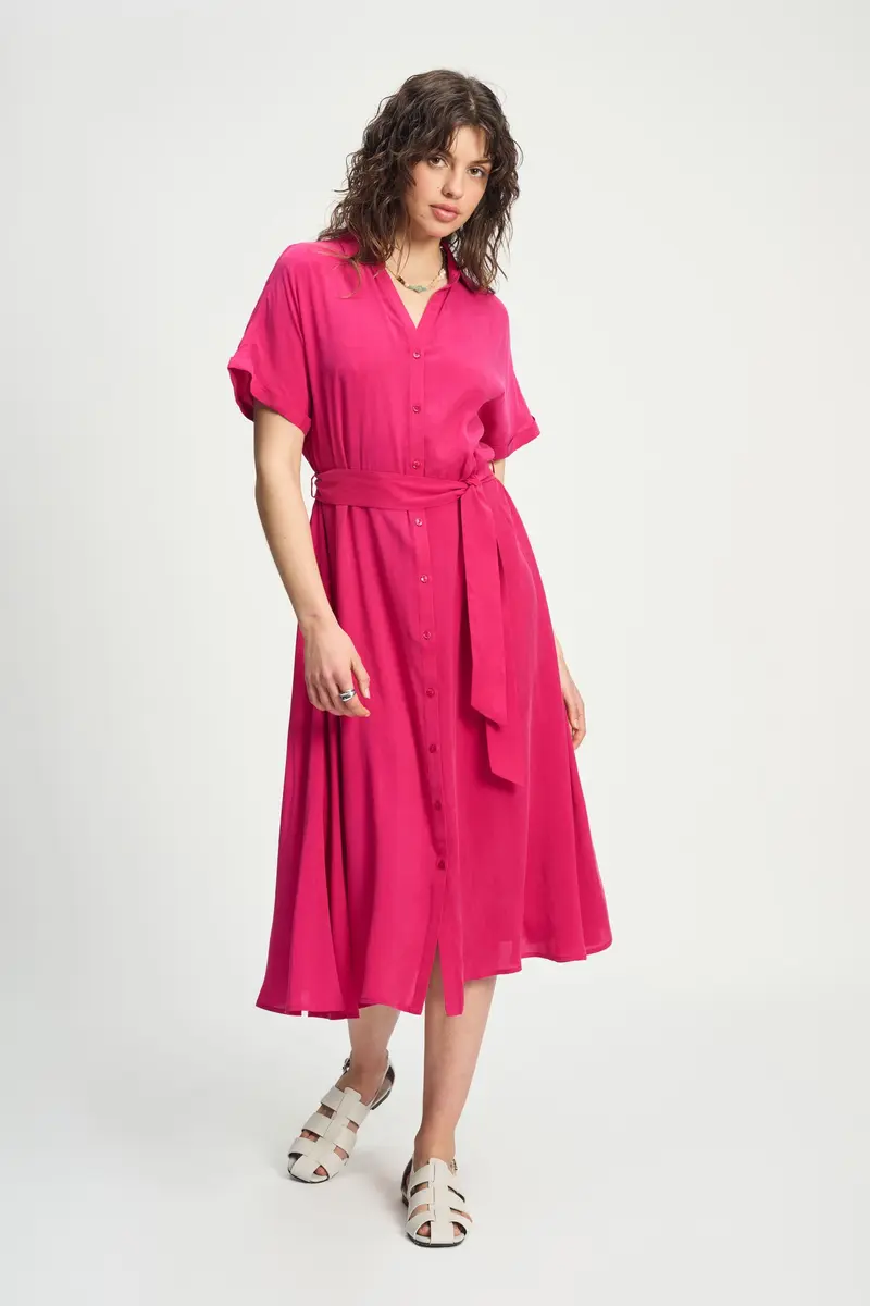 DRESS - Lynn Fuchsia