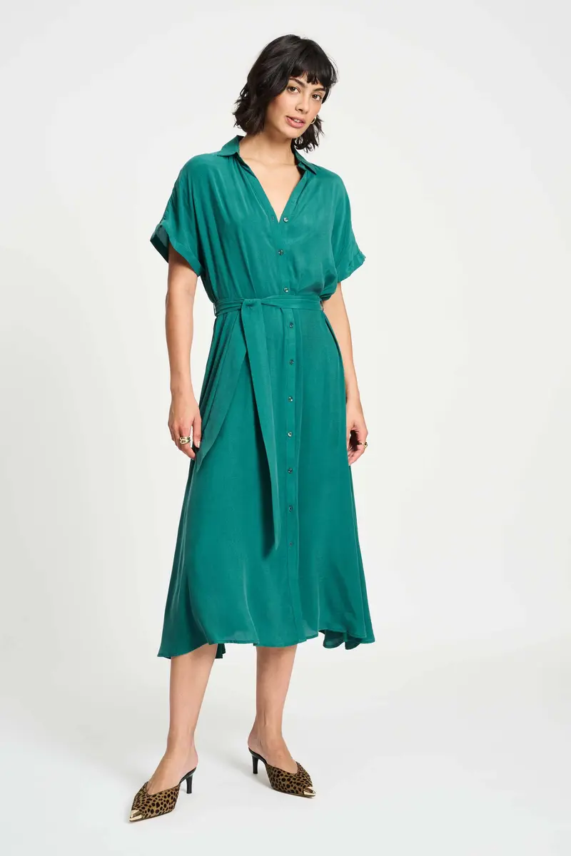 DRESS - Lynn Pacific Green