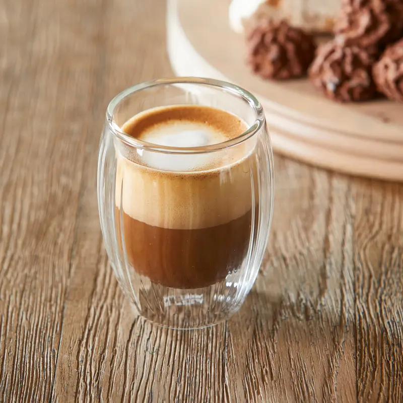 Dubbelwandig Glas Line – Koffie of Thee