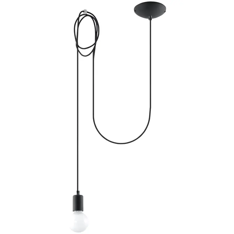 Edison - 1 Schwarze Pendelleuchte