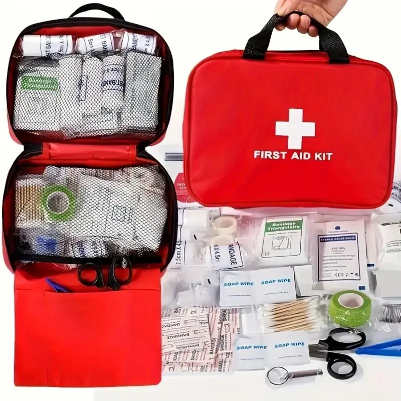 EHBO Kit 210-delig – Compacte Noodset met Opbergcase voor Thuis en Onderweg