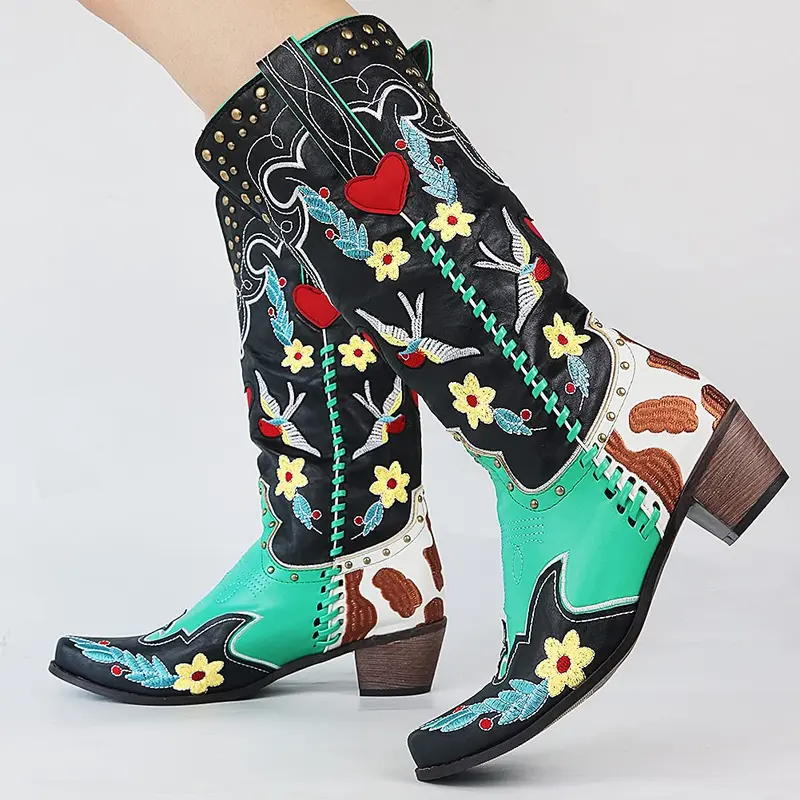Einzigartige Damen Cowboy-Stiefel - Carmen