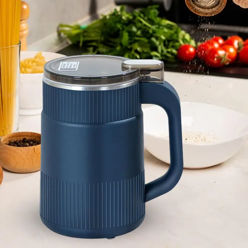 Electric coffee grinder – Stainless steel, compact design for coffee beans, grains, and spices in the kitchen