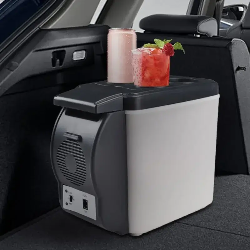 Elektrische auto koelbox 6L – mini koelbox met koelen en warmhouden voor onderweg
