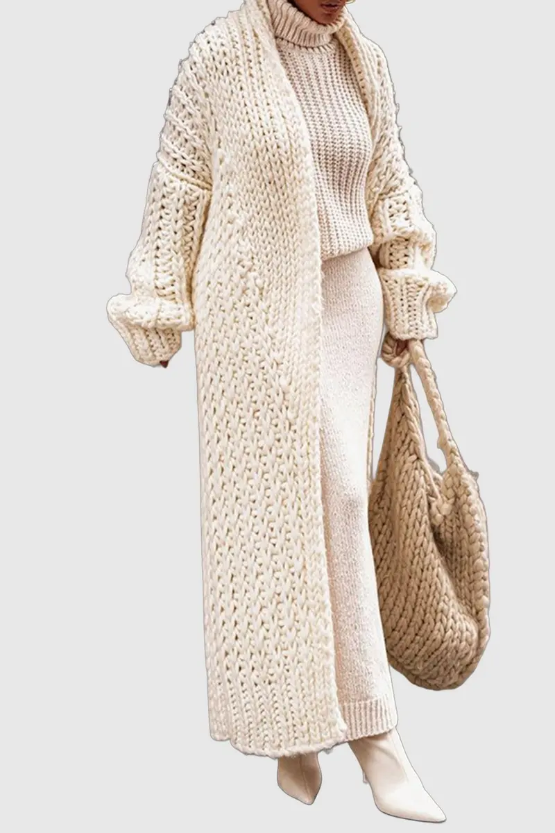 Elena | Gemütlicher und eleganter Strickcardigan
