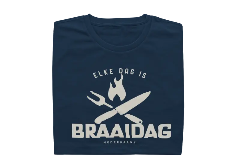 Elke Dag Is Braaidag - Mens Shirt